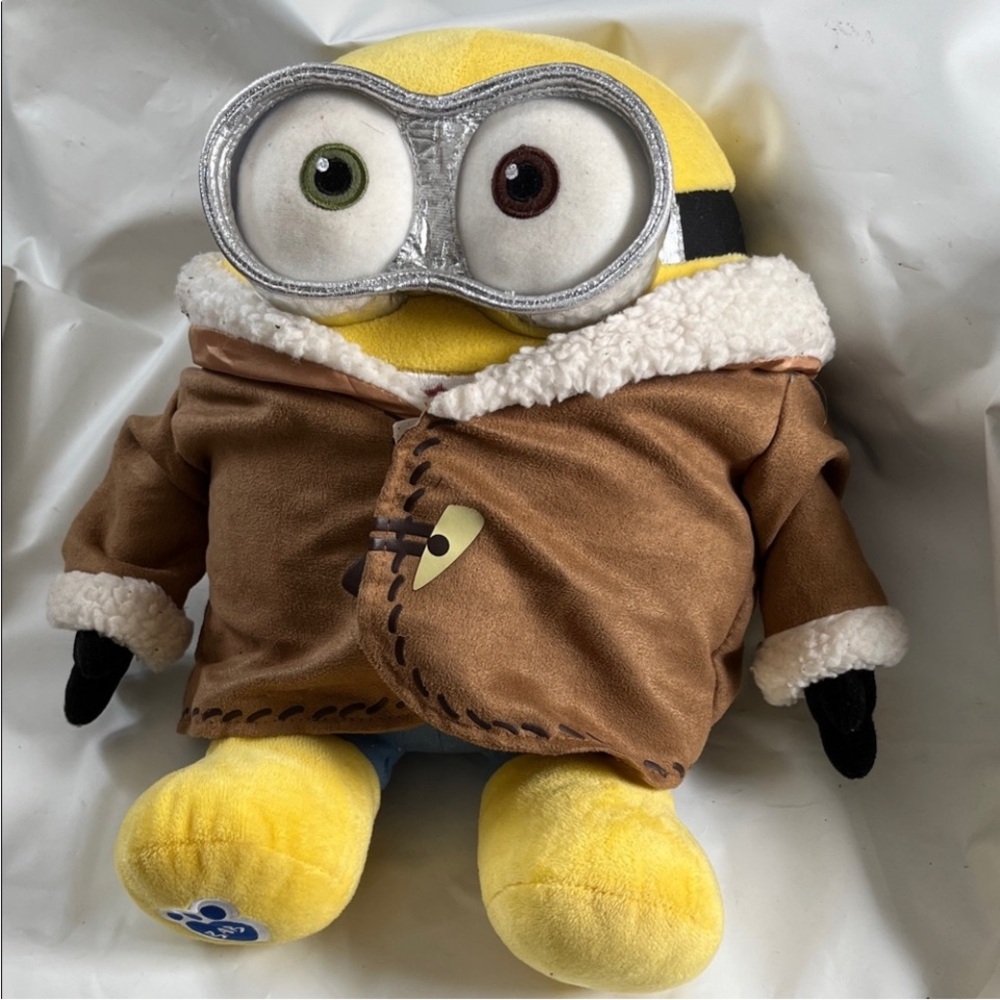 Build-A-Bear Yellow Minion with Brown Coat
